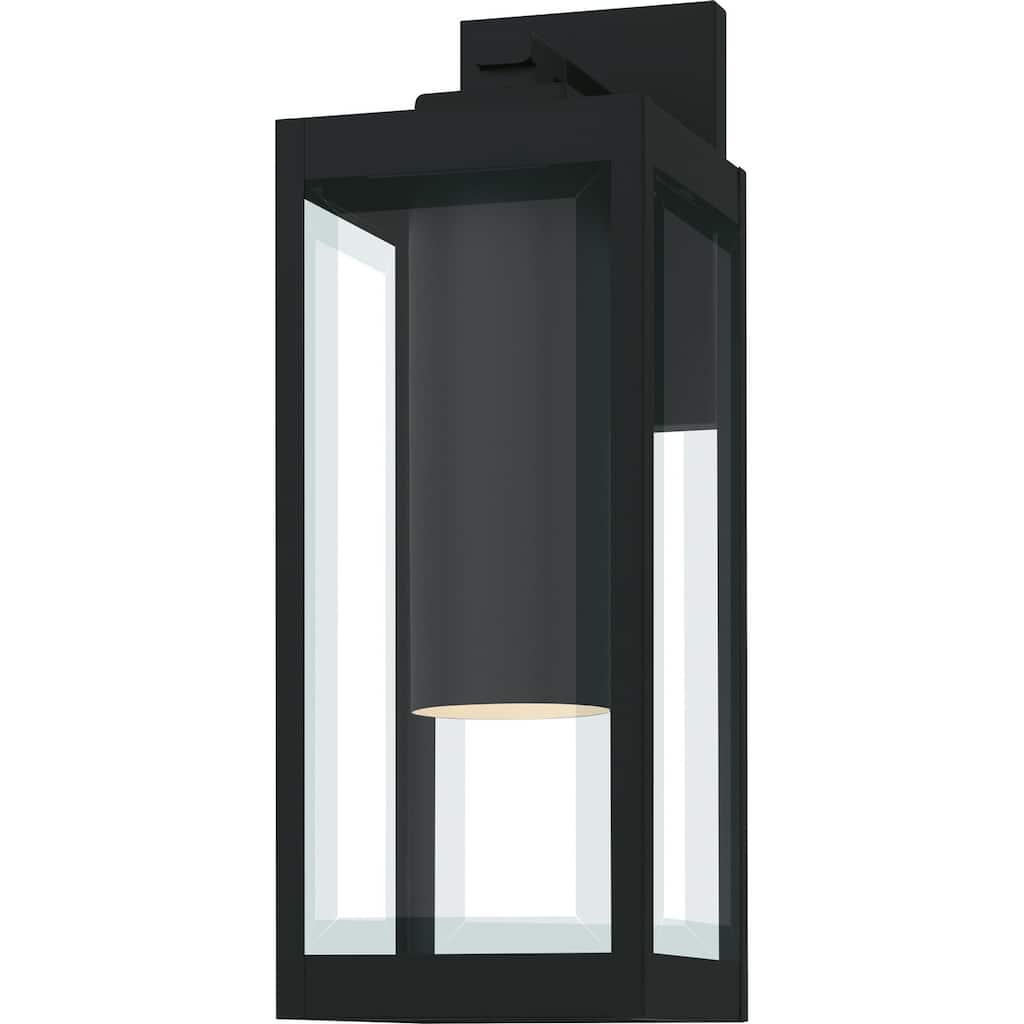 Earth Black LED Outdoor Wall Lantern from the Westover Collection