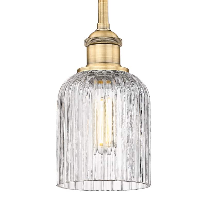 Innovations Lighting 616-1S 9 5 Bridal Veil Pendant Bridal Veil 5" - Brushed Brass