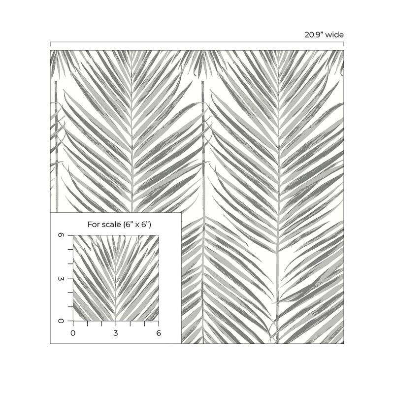 Seabrook Designs Marina Palm Non-Woven Unpasted Wallpaper