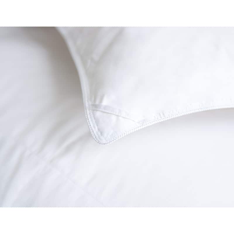 Highland Feather 700 Loft European White Down Bordeaux Duvet/Comforter 700TC Casing with Corner Ties