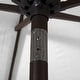 preview thumbnail 58 of 69, Lopes 9-foot Patio Umbrella with Bronze Finish Base Weight Stand Included