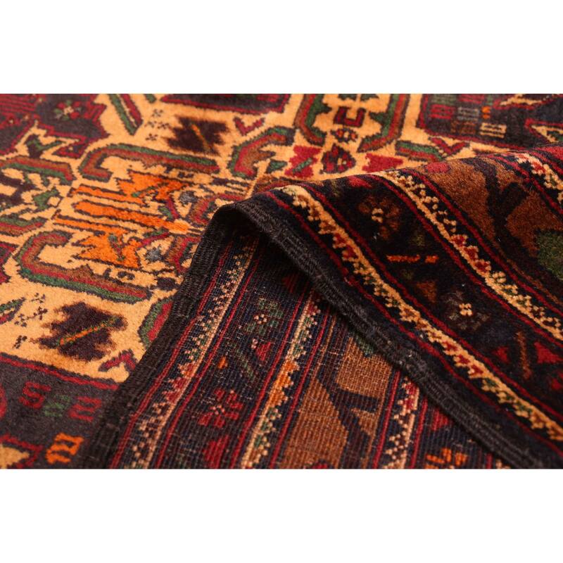 ECARPETGALLERY Hand-knotted Teimani Black Wool Rug - 3'7 x 6'4