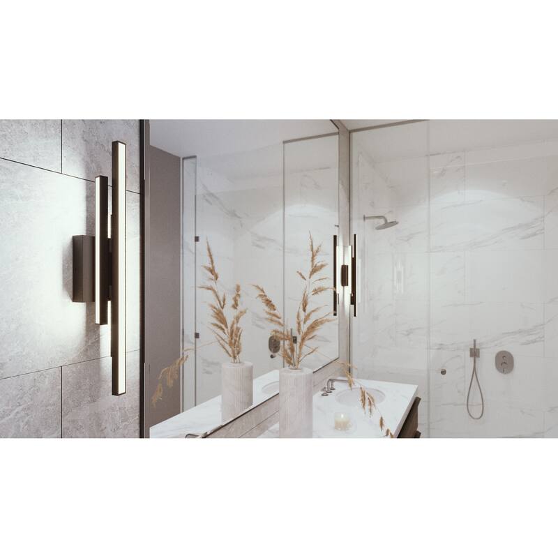 AFX Indra 24" LED Vanity Light - Black