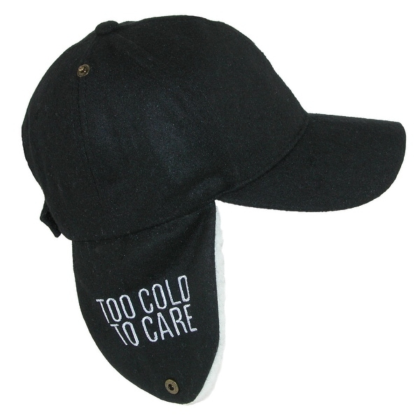 women's baseball cap with ear flaps