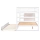 preview thumbnail 8 of 34, Full Over Full Bunk Bed with Twin Trundle, Storage Stairs, and Enhanced Safety Design