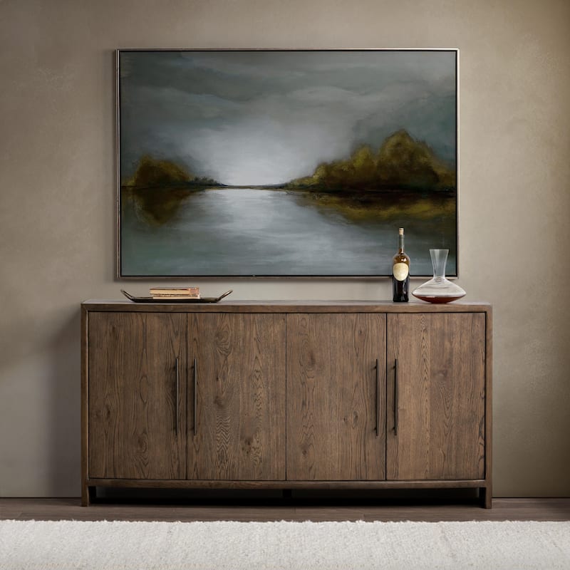 Estelle Wood Sideboard - Soft Cocoa