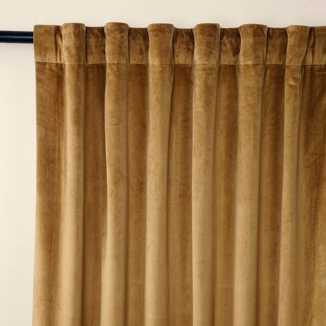 Exclusive Fabrics Heritage Plush Velvet Curtain (1 Panel)