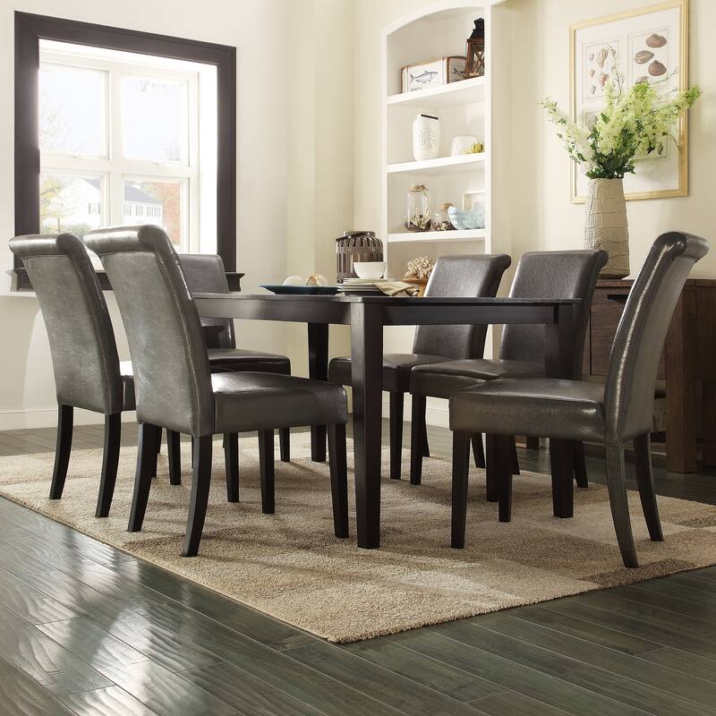Wilmington 60" Black Finish Dining Set by iNSPIRE Q Classic