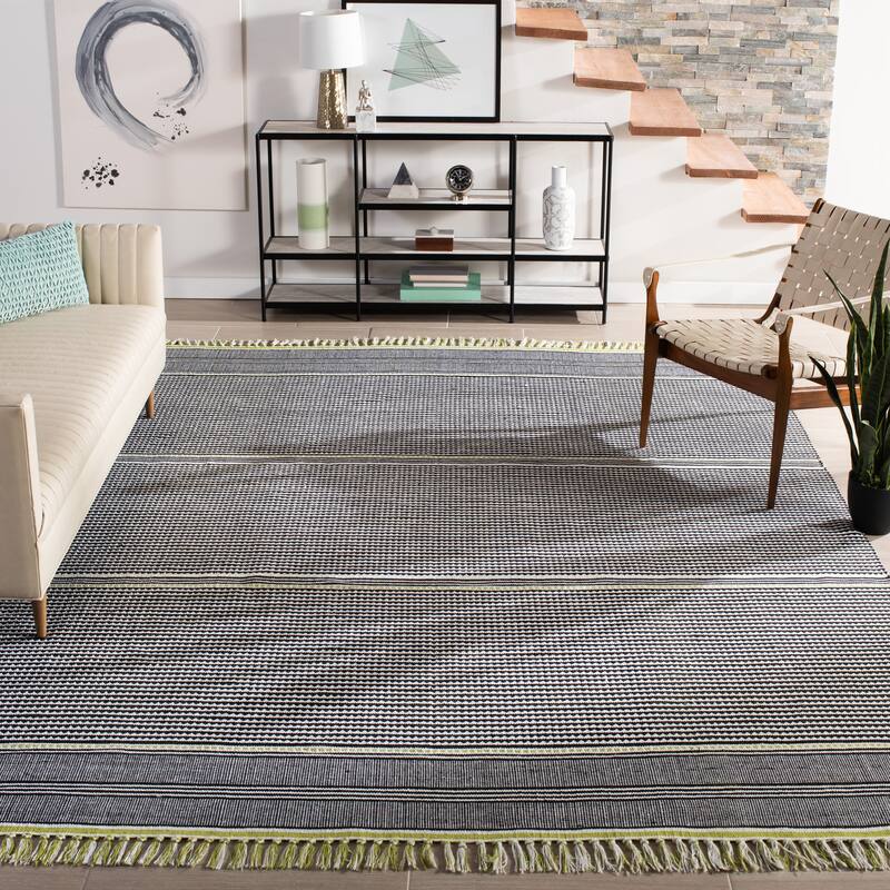 SAFAVIEH, Handmade Flatweave Montauk Susse Casual Cotton Rug