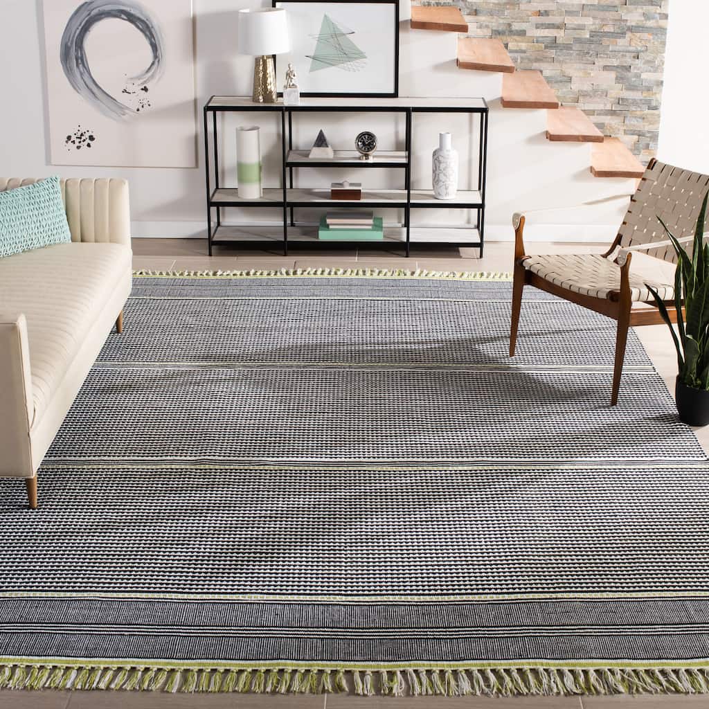 SAFAVIEH, Handmade Flatweave Montauk Susse Casual Cotton Rug