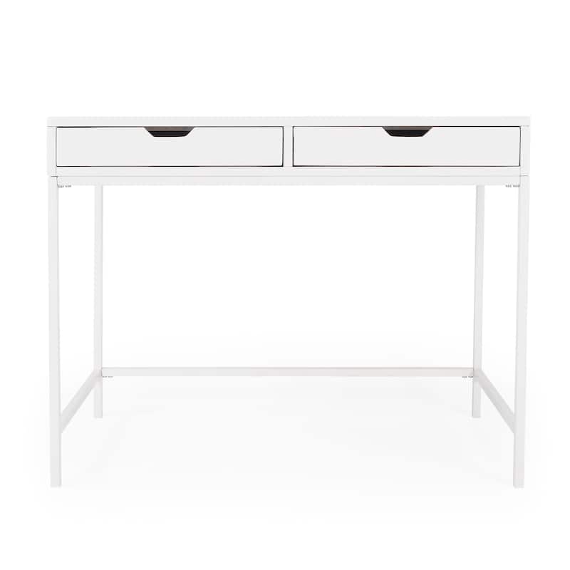 Butler Belka White Desk with Drawers