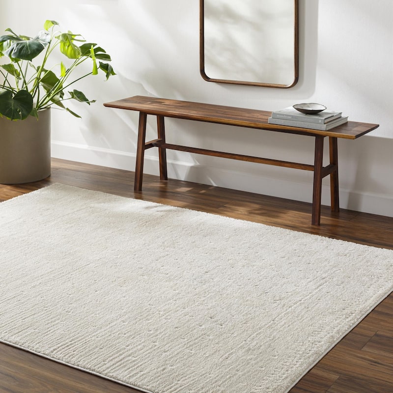 Livabliss Freud Bohemian Dots Area Rug - 7' 10" x 10' - Cream