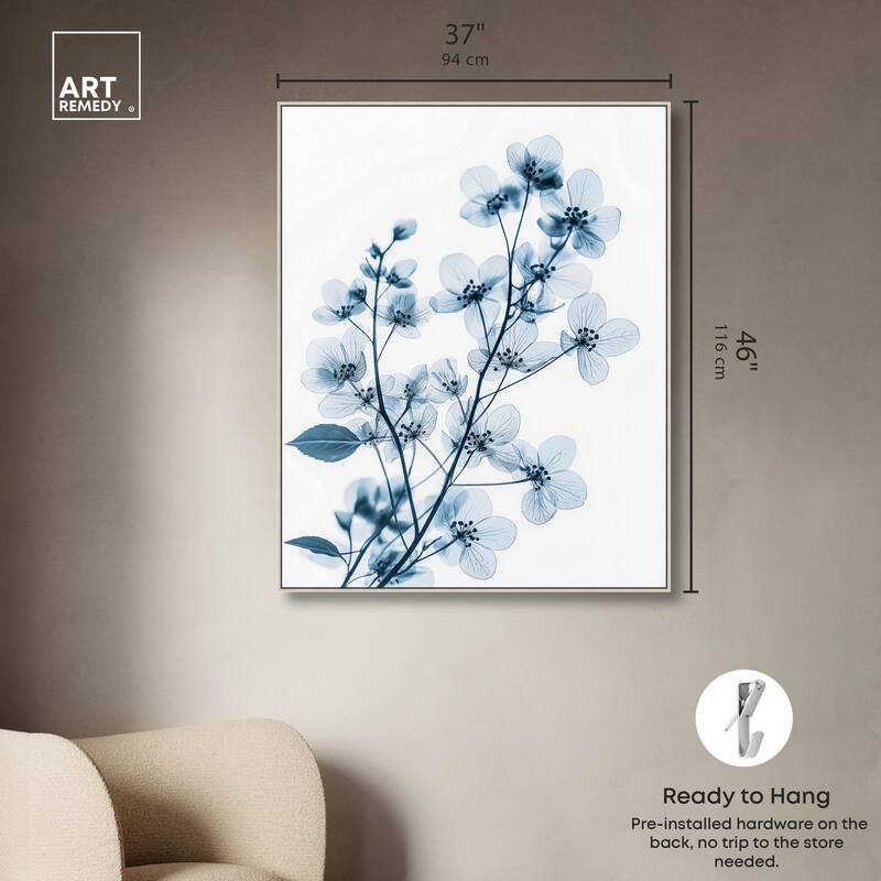 Translucent Petals I Canvas by Art Remedy