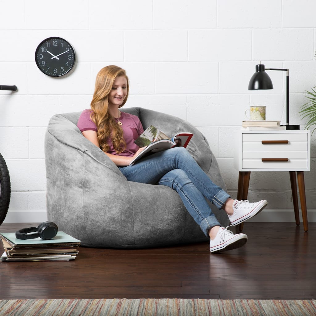 Big Joe Lux Large Milano Blazer Bean Bag Chair, Multiple Colors