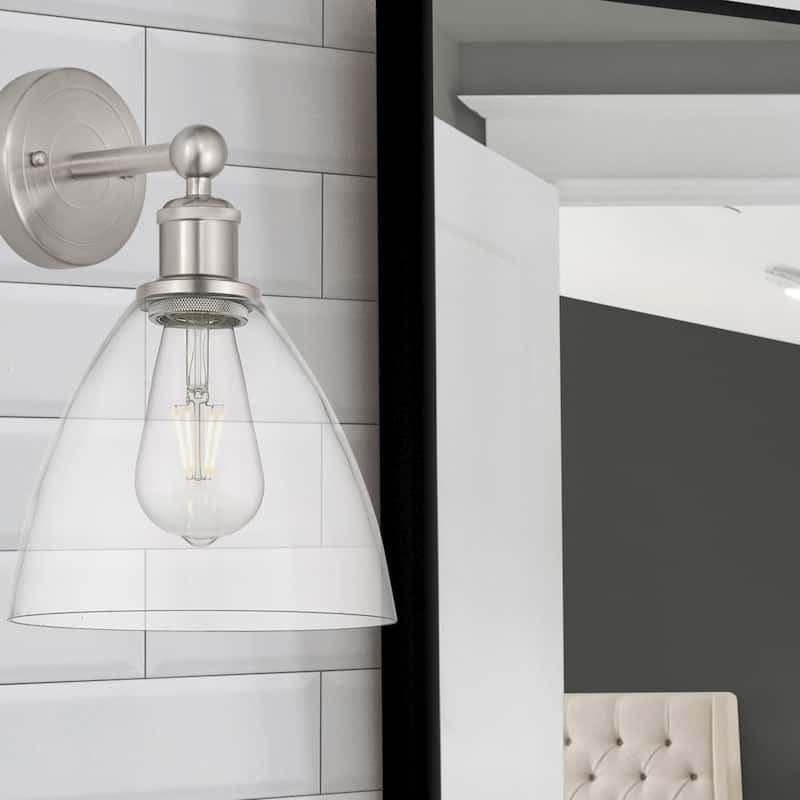 Innovations Lighting 616-1W-12-8 Bristol Sconce Bristol Glass 12" Tall