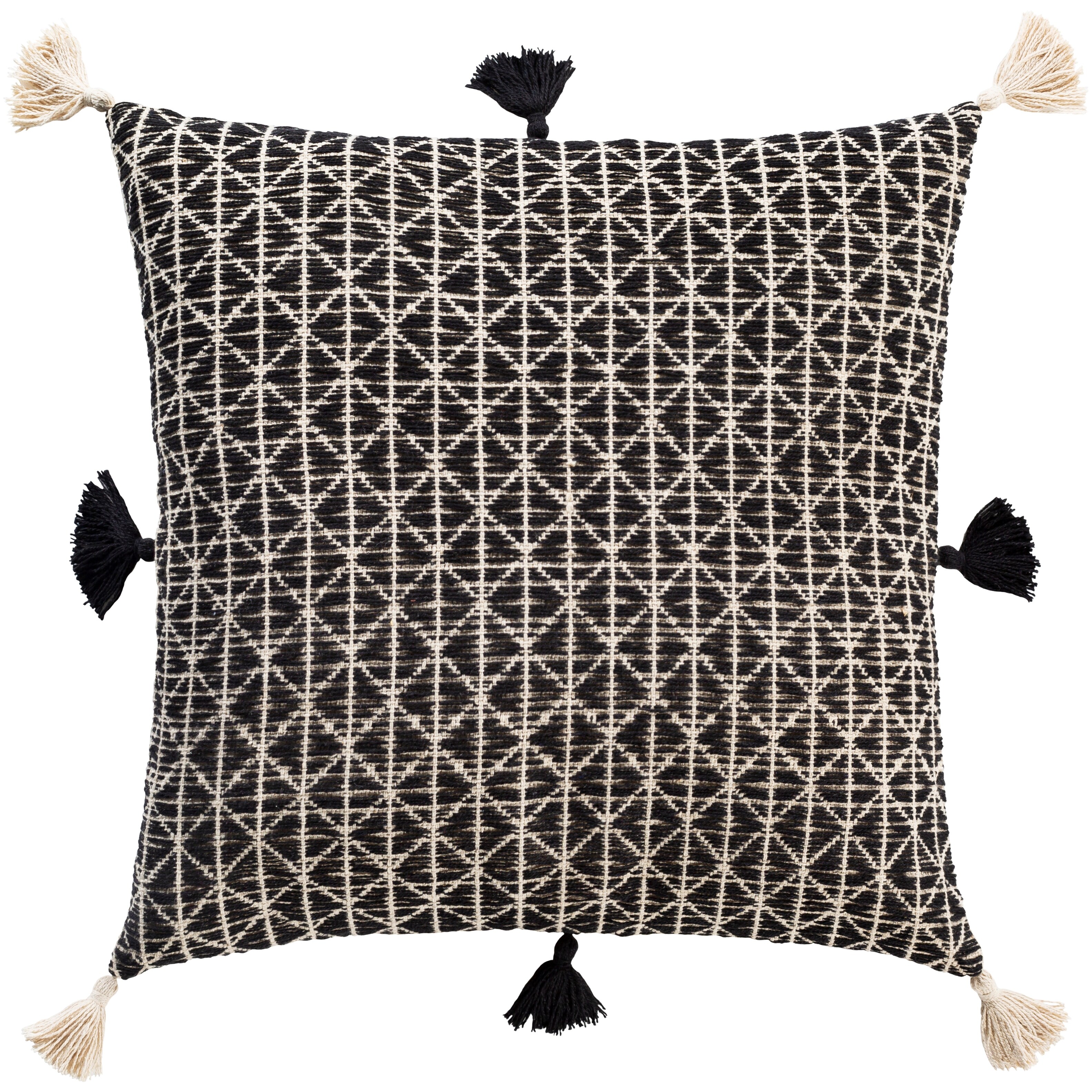 Gene Bohemian Cotton 20 Inch Poly Or Feather Down Throw Pillow Overstock 29796330