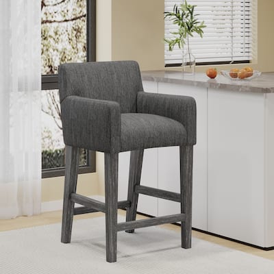Upholstered 26 inch Counter Stool,23"D x 24"W x 39.5"H