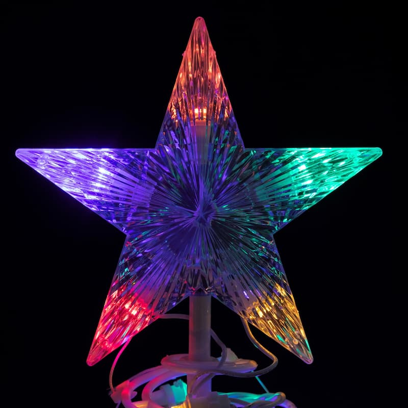 4ft LED Spiral Cone Tree Outdoor Christmas Decoration, Multi Lights - White