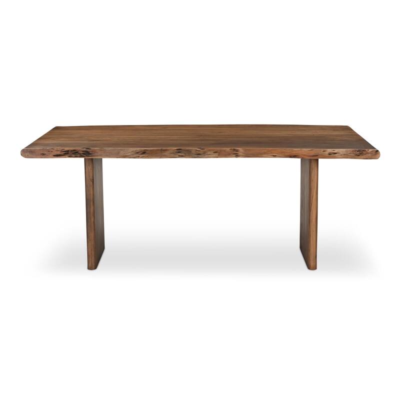 NADAAL STUDIOS Jorah, Large Wooden Dining Table, Brown - 78 X 40 X 30