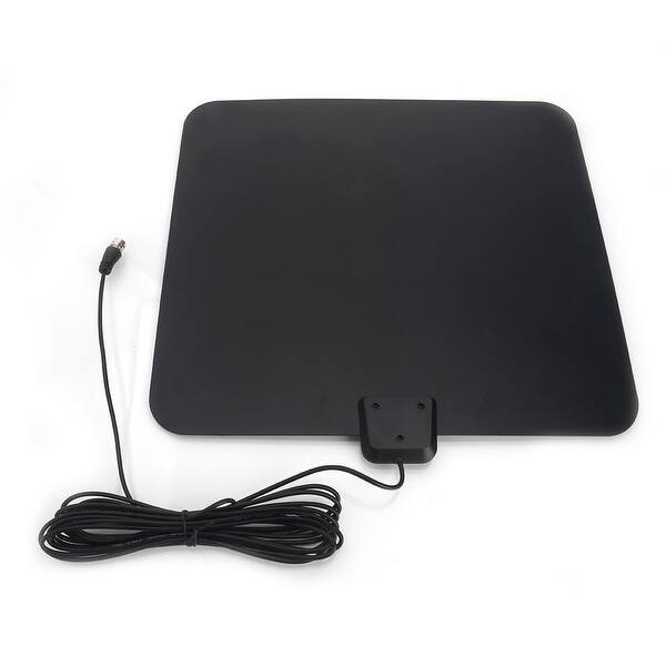 Leadzm 35 Miles HD Digital Indoor TV Antenna Black - Overstock - 31165346