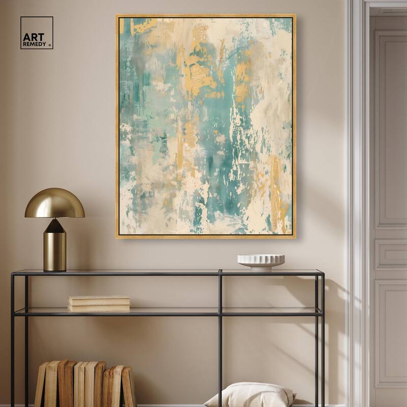 Minted Ivory II Canvas by Art Remedy