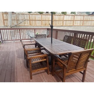 7-piece Outdoor Extension Dining Set