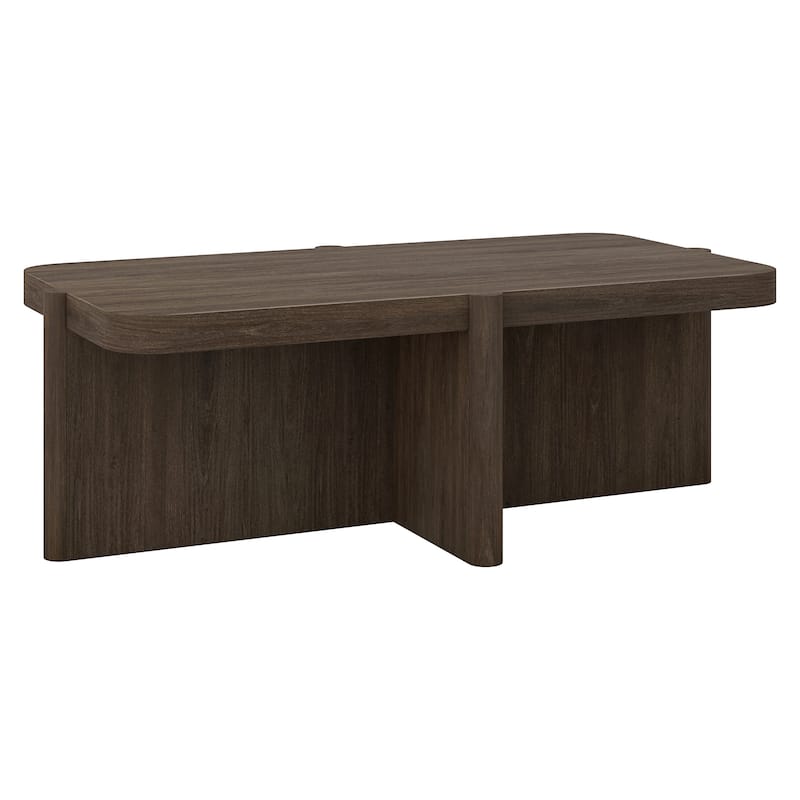 Laguna 45" Wide Rectangular Coffee Table - 45" Wide - Brown Oak