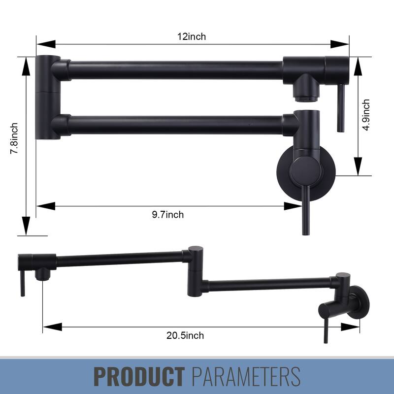 WOWOW Wall Mounted Pot Filler