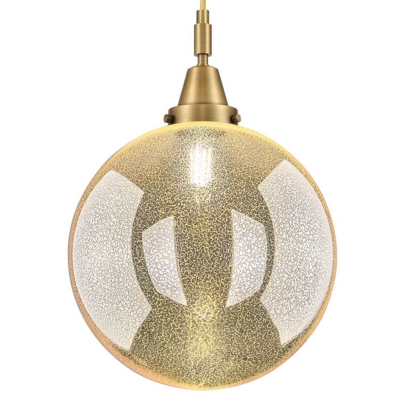 Innovations Lighting 447-1P-G208-12 Beacon 12" Wide Pendant with - Brushed Brass