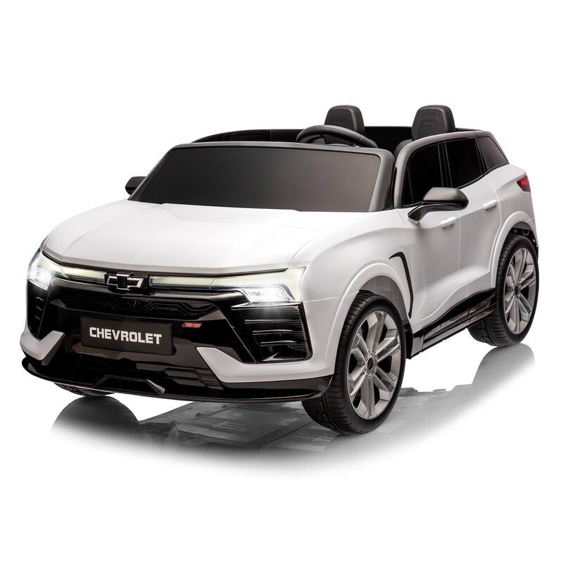 24V 2-Seater SUV Licensed Chevrolet Blazer Ride On Car Toy - White