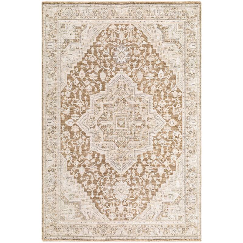 Livabliss Seclusion Traditional Area Rug - Tan - 7'10" x 10'2"