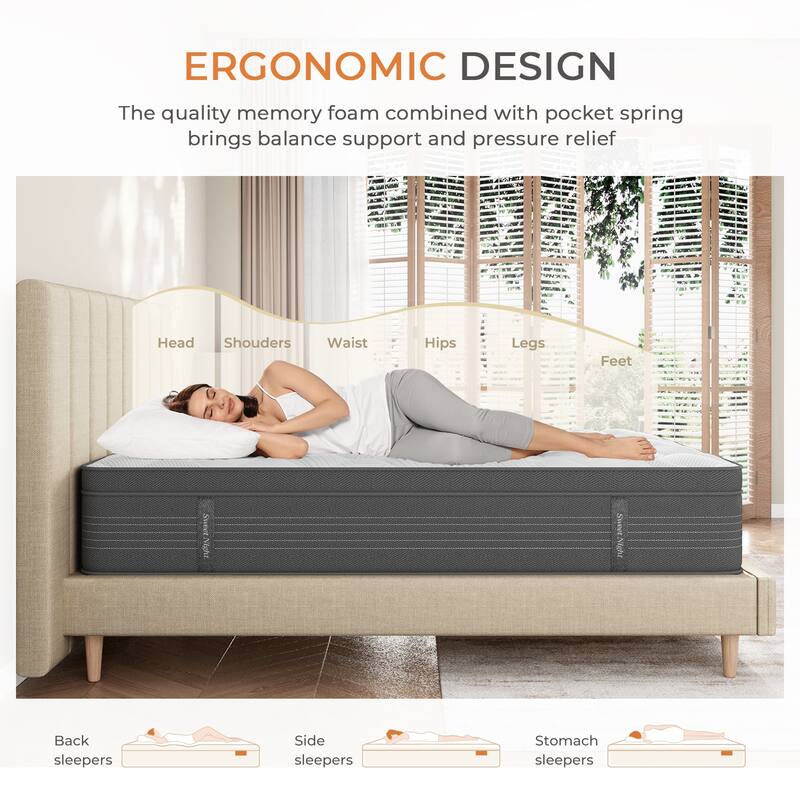 14'' Memory Foam Hybrid Mattress in a Box