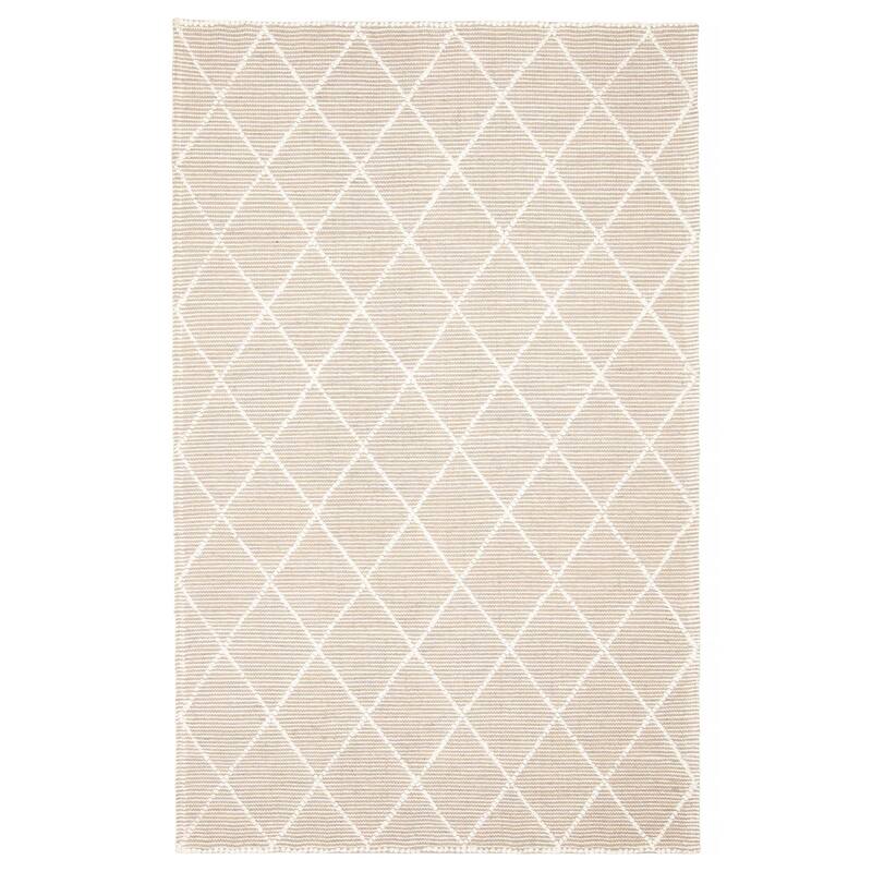 ECARPETGALLERY Braid weave Sienna Khaki Wool Rug - 5'0 x 8'2 - Khaki - 5'0 x 8'2