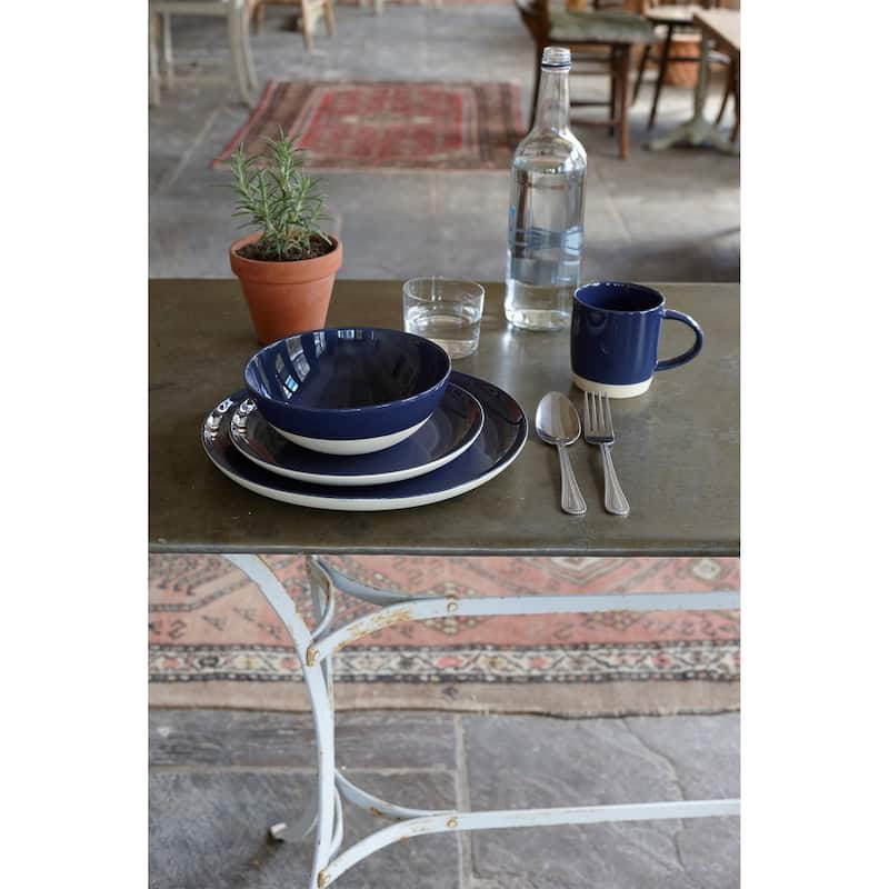 Shell Bisque Collection 16-Piece Dinnerware Set