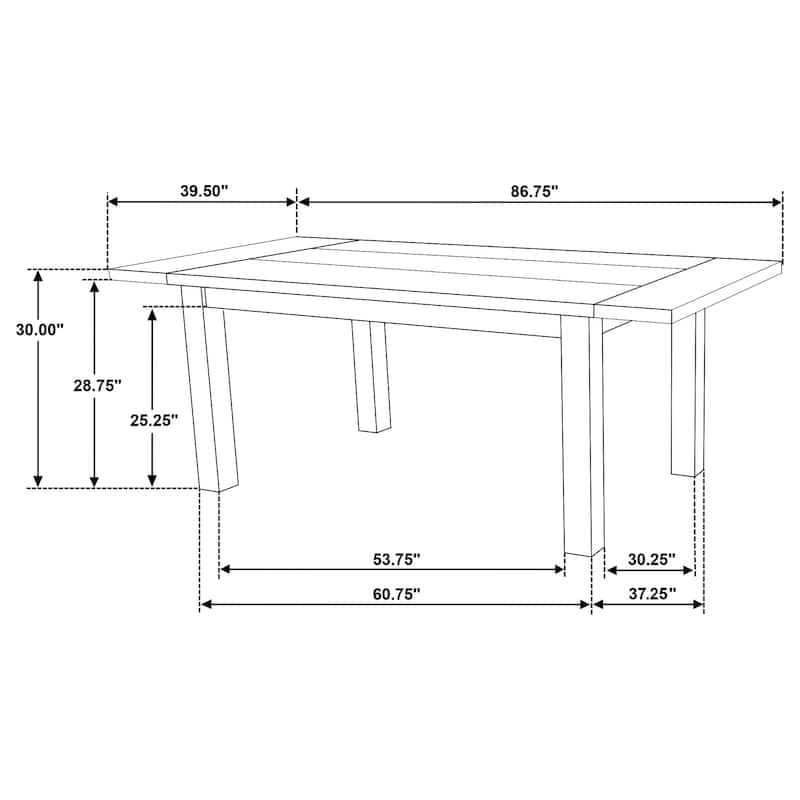 Cardova Extension Table Dining Set Vineyard Oak