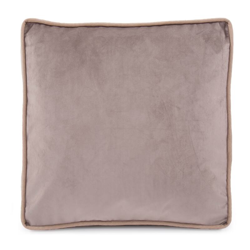 Allan Andrews 20" Gusseted Pillow with Down Insert, Bella Collection - Ash
