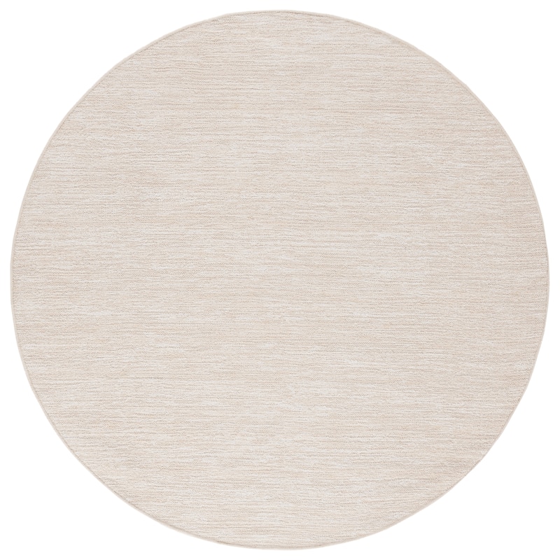 SAFAVIEH Handmade Montauk Willie Cotton Rug - 6' Round - Ivory