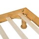 preview thumbnail 14 of 16, Walnut Wood Frame Twin Platform Bed with Cookie-Shaped