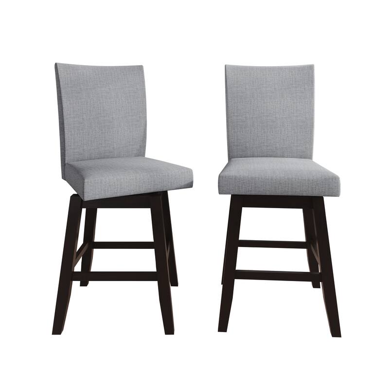 CraftPorch Minimalist Swivel Counter Chairs with Round Table