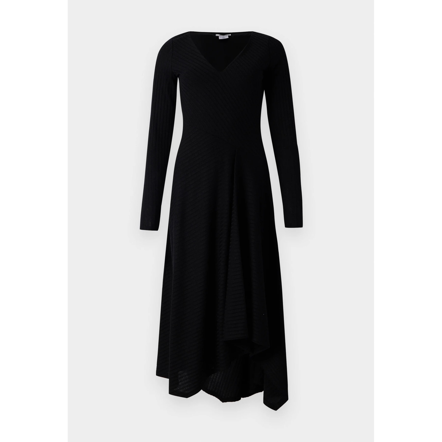 DKNY Asymmetric Hem Midi Dress