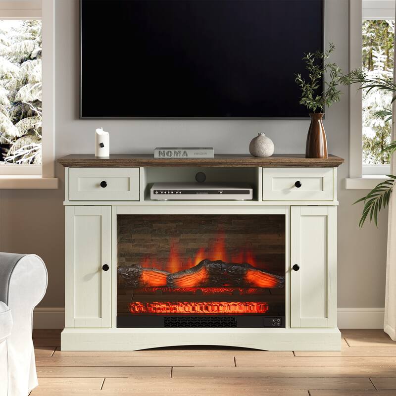 TV Stands with 28'' Fireplace