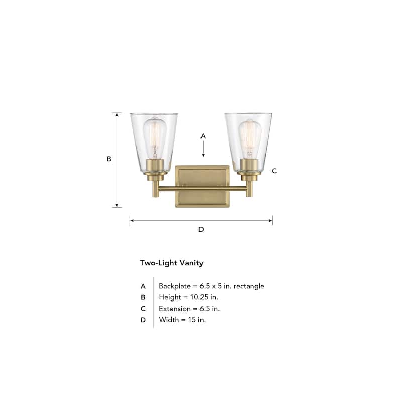 2 Light Vanity - 15