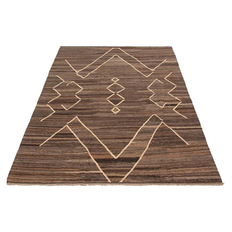 Sivas Brown Kilim 6'8" x 9'8" - 6'8 x 9'8