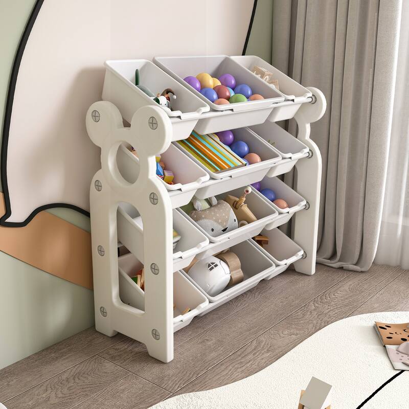 Versatile Kids' Toy Storage Cabinet for Organizing and Saving Space