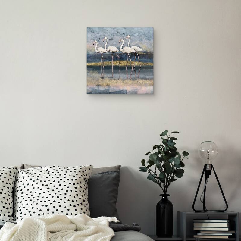 Chorus Line Square II by Studio Arts Canvas Art Print