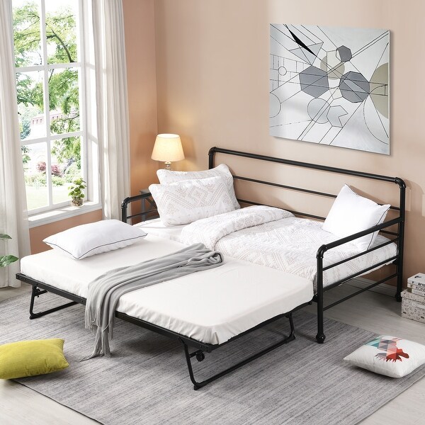 Ultimate twin pop up trundle sales bed