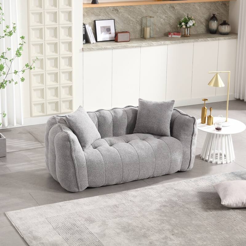 Comfy Design Soft Bean Bag chair - Grey