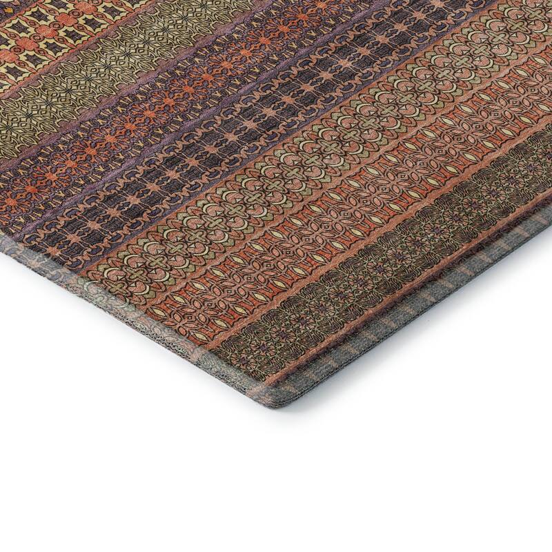 Premium Washable Super Soft Boho Stripes Mayfield Rug