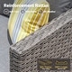 preview thumbnail 15 of 82, OVIOS 5-Piece Outdoor Wicker Patio Conversation Set