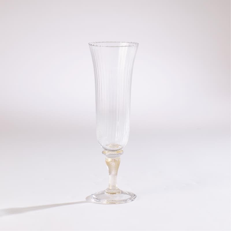 Gold Champagne Flute - 8.25"H x 2.5"Dia.